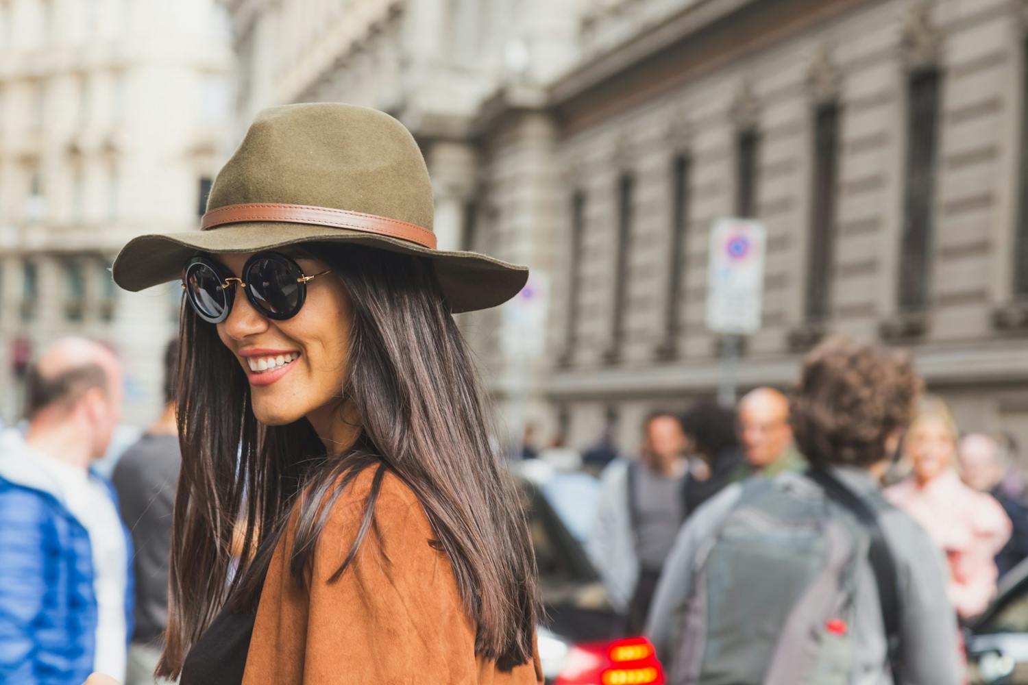 gadefoto Kvinna på gatan